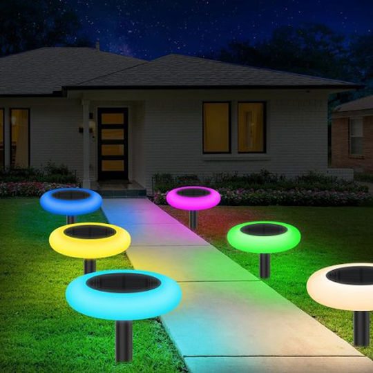 ForHome Set 2 Eingesteckte Solarleuchten mit Fotokontakt 14cmx6cmx28cmcm