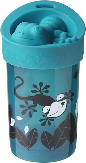 Tommee Tippee Παιδικό Ποτηράκι Super Cup από Πλαστικό Μπλε 300ml για 18m+