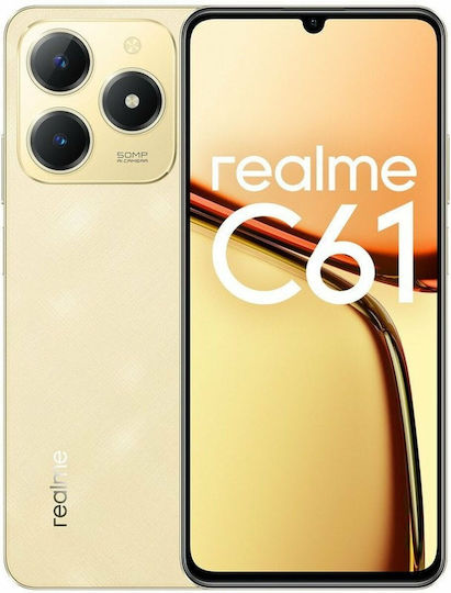 Realme C61 Dual SIM (6/256GB) Sparkle Gold