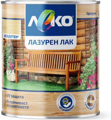 Clear Wood Varnish Leko 650 Ml Protection Against Moisture Uv Rays Varnishing Wooden Surfaces In Interior Exterior Gloss Finish