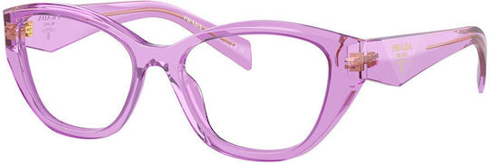 Prada Damen Acetat Schmetterling Lila PR21ZV 13R1O1
