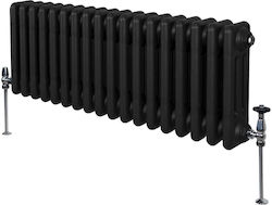 213090 Classic Akan Radiator Three Columns III/300 18 Slices Black
