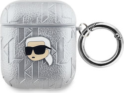 Karl Lagerfeld Karl Head Θήκη Πλαστική σε Ασημί...