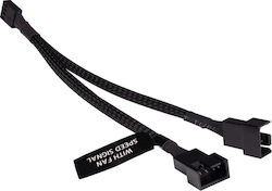 Alphacool Fan Cable Y-splitter 4-pin To 2x 4-pin Pwm 15cm Black Alphacool Fan Cable Y-splitter 4-pin To 2x 4-pin Pwm 15cm Black