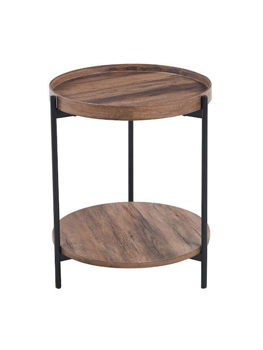 Round Side Table Kimi METAL L45xW45xH55cm