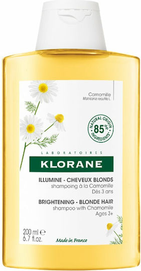 Klorane Chamomile for Blonde Highlights Shampoos Reconstruction/Nourishment for Coloured Hair 200ml