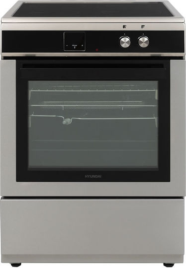 Hyundai Herd 69Es mit Induktionskochfeldern B60cm. Inox