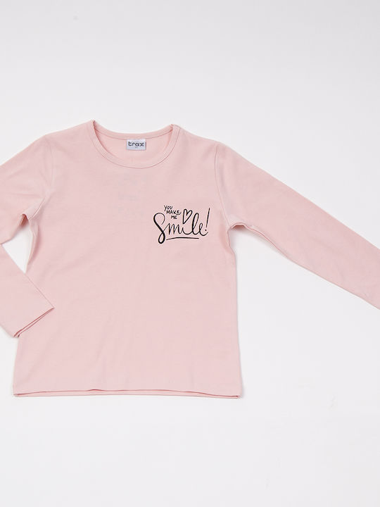 Trax Kids' Shirt Long Sleeve Porcelain, Salmon