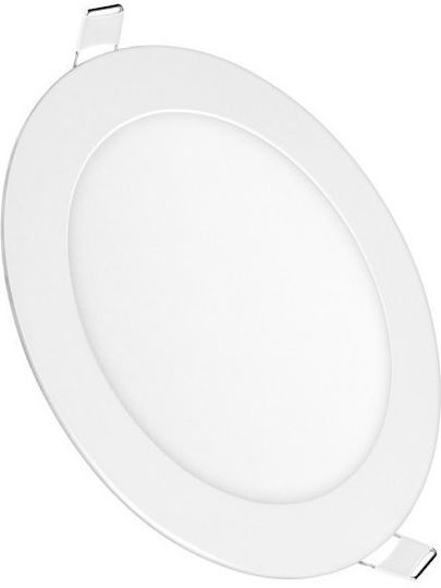 Optonica Rotund Panou LED Putere 12W cu Alb Cald Lumini