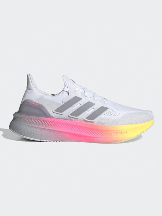 Adidas Ultraboost 5 Herren Sportschuhe Laufen Cloud White / Glory Grey / Lucid Pink