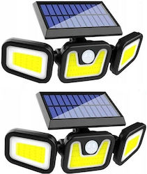 Set of 2 Solar Lights 120W with Motion Sensor