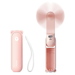 JisuLife Fan Handheld USB Rosa