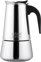Altom Electric Stovetop Espresso Pot 6 Cups Unelte pentru măcelari Maro