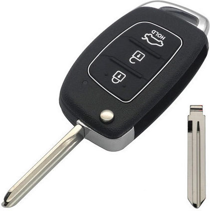 Car Key Shell with Blade with 3 Buttons for Hyundai / Kia with Blade HYN14R