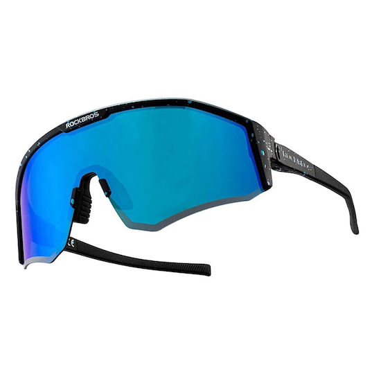 Rockbros Cycling Glasses with Black Frame & Polarized Lenses