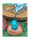 Macrame Necklace with Polished Howlite