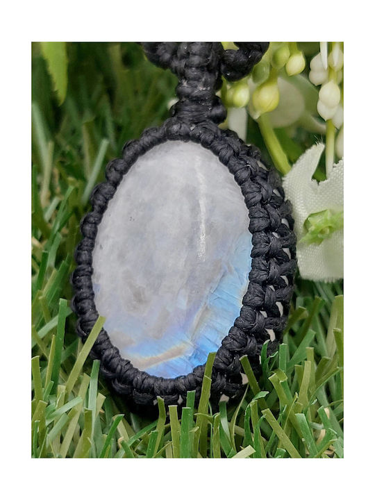 Macrame Moonstone Necklace