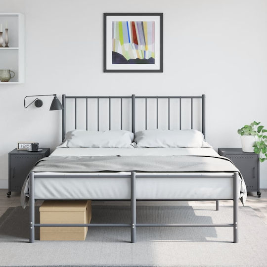 Комоди Метални Сив 2бр 36x39x43.5см