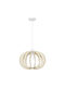 Nova Luce Ottoline Pendant Light Beige Grid 40cm