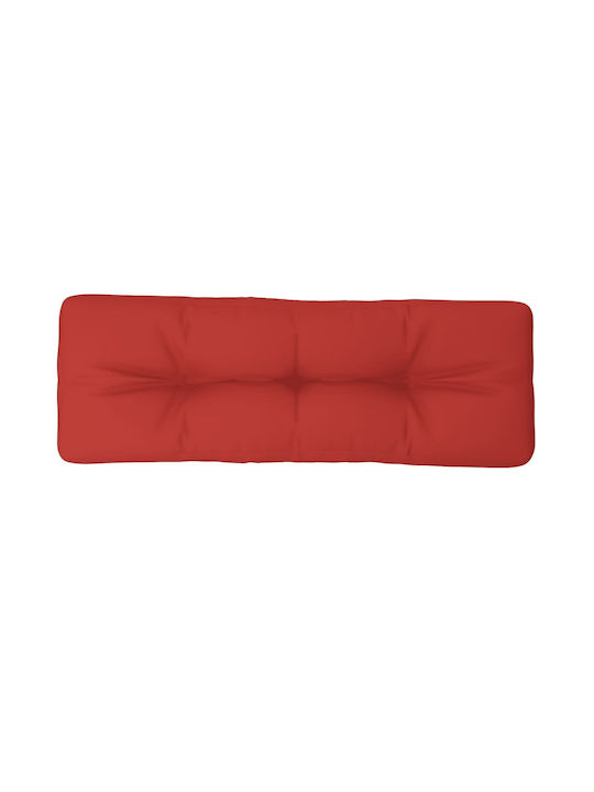 vidaXL Bench Cushion for Pallet Red 40x120 cm