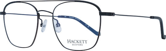Hackett Männlich Metallisch Brillenrahmen Schwarz HEB258-065