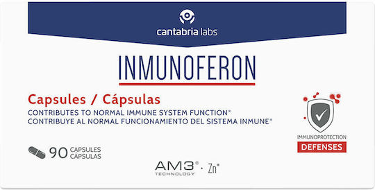 Cantabria labs Inmunoferon Συμπλήρωμα για την Ενίσχυση του Ανοσοποιητικού 90 κάψουλες
