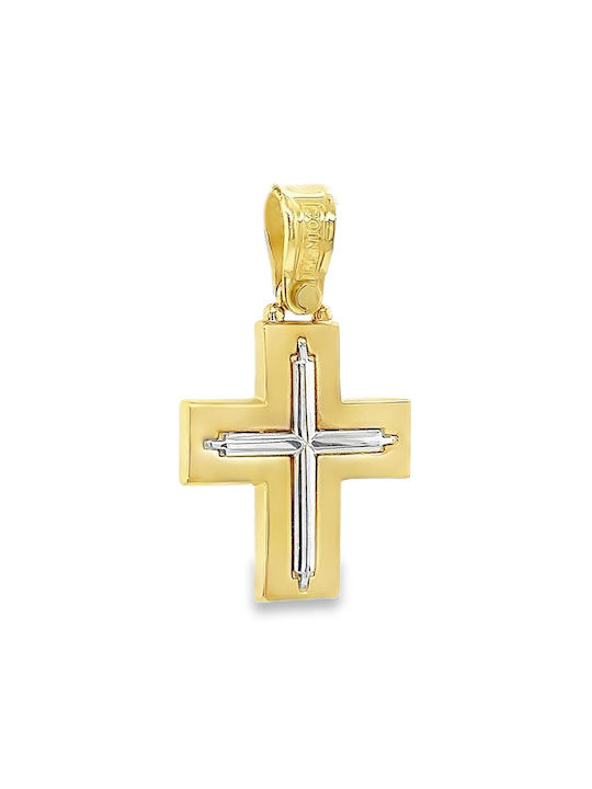 Xryseio Women's Gold Cross 14K