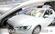 Heko Set of Windbreakers Front and Rear Car Dark Fime for Skoda Superb 5D SW 2023+ 4pcs