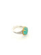 Dimitrios Exclusive Damen Ring mit Steinen aus Silber Vergoldet