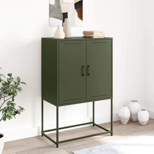 Metal TV Stand Green M68.5xD39xH60.5cm