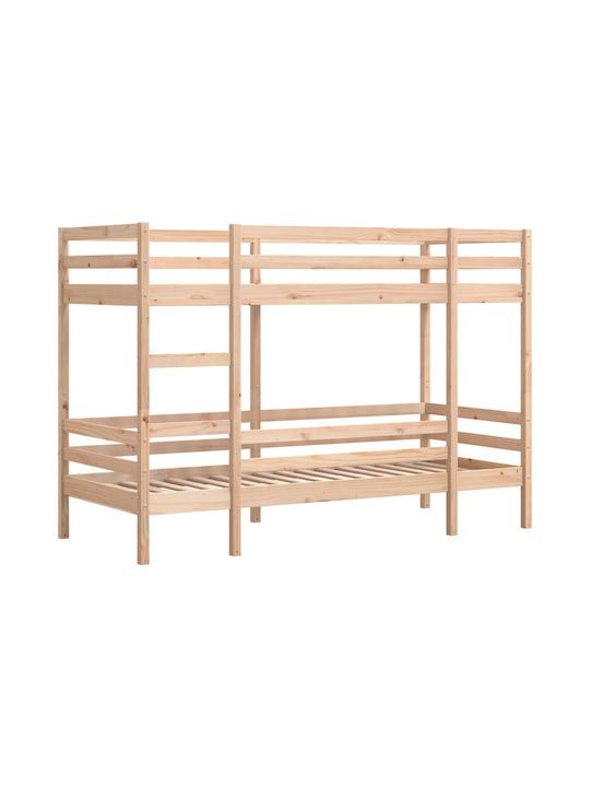 Holz Kinderbett Koje Einzeln Beige für Matratze...