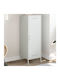 Living Room Display Cabinet Made of White Metal 36x39x113cm
