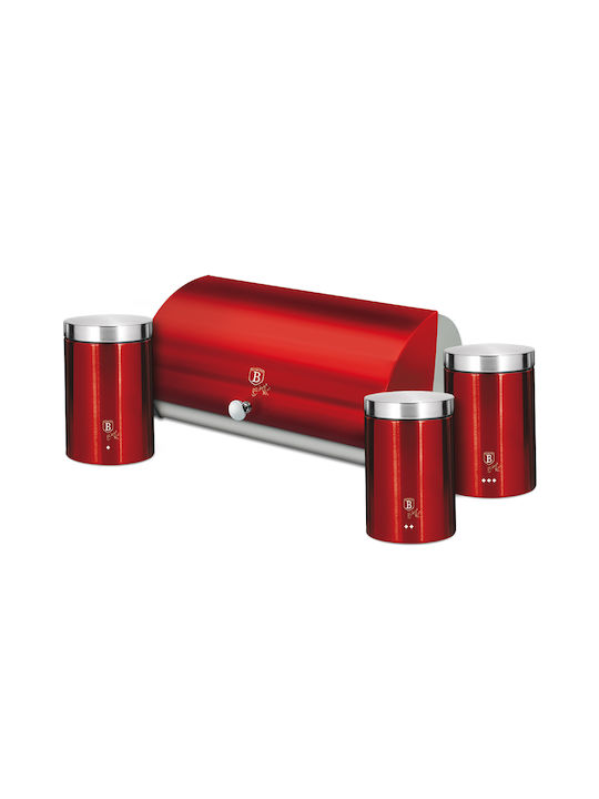 Berlinger Haus Bread Box Metallic Red 11cm