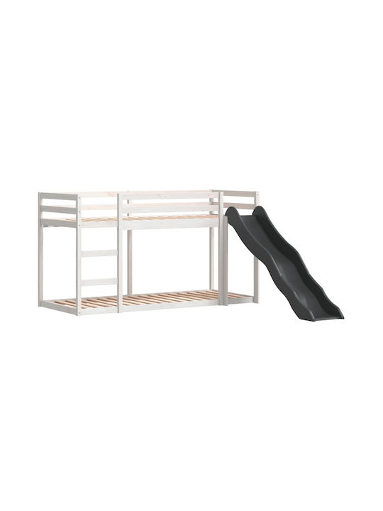 Kinderbett Koje Einzeln Weiß für Matratze 90x200cm