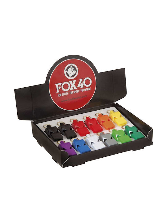 Fox40 Pearl Referees Whistle with Cord Green
