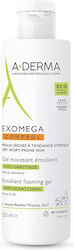 A-Derma Exomega Control Emollient Gel De Duș Ca...