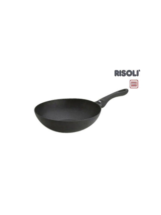 Risoli Wok made of Cast Aluminum with Non-Stick Coating 28cm