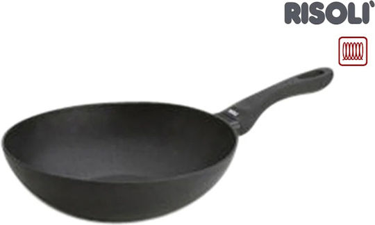 Risoli Wok made of Cast Aluminum with Non-Stick Coating 28cm