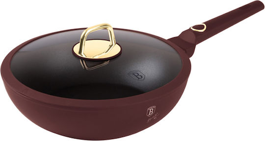 Berlinger Haus Wok από Αλουμίνιο Με Καπάκι με Αντικολλητική Επίστρωση 28cm