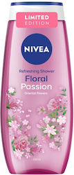 Nivea Care Shower Душ Гел И Аромат Флорална Люб...