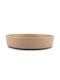Nava Soho Plate Soup Ceramic Beige with Diameter 21.5cm
