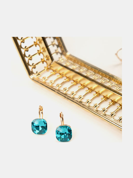 Rock Club Earrings Pendants with Stones