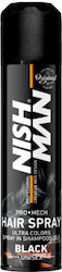 NISHMAN Hair Spray Black 150ml