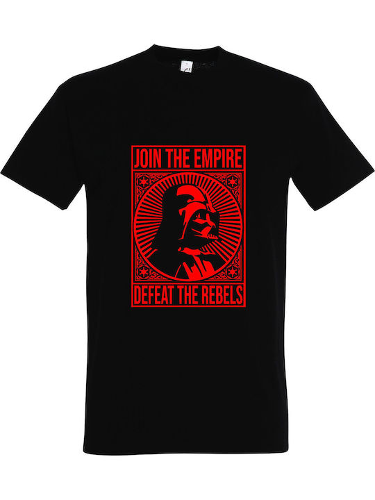 T-shirt Unisex " Join Empire Defeat Rebels " Black