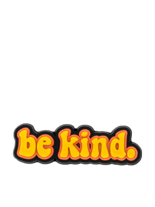 Dekorative Schuhanhänger Be Kind Orange