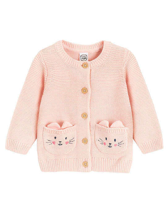 Cool Club Kinder-Strickjacke Rosa