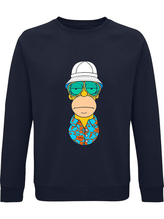 Sweatshirt Unisex Organic " Homer Simpson Hawai...