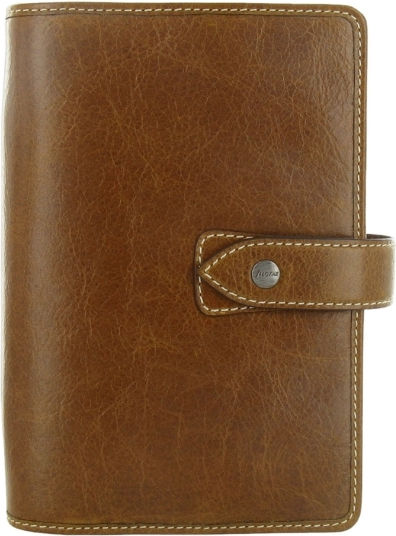 Filofax Personal Malden Täglich Tagesordnung Braun Leder 9.5x17.1cm