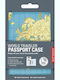 Kikkerland Jet Set Karte Light Blue