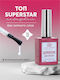 Global Fashion Top Coat / Base Coat για Απλά Βερνίκια 15ml